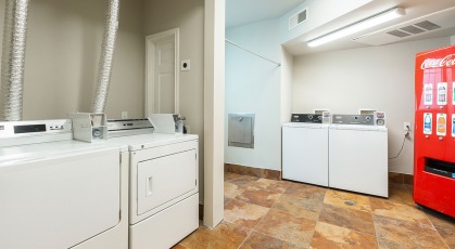 on-site laundromat