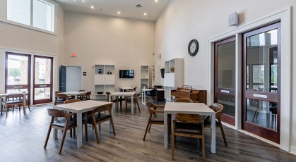 rec room with plenty of sunlight