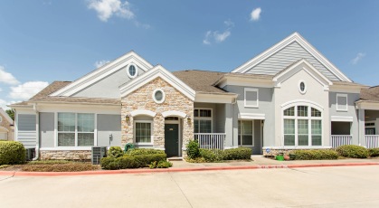home exteriors at Everleigh Katy